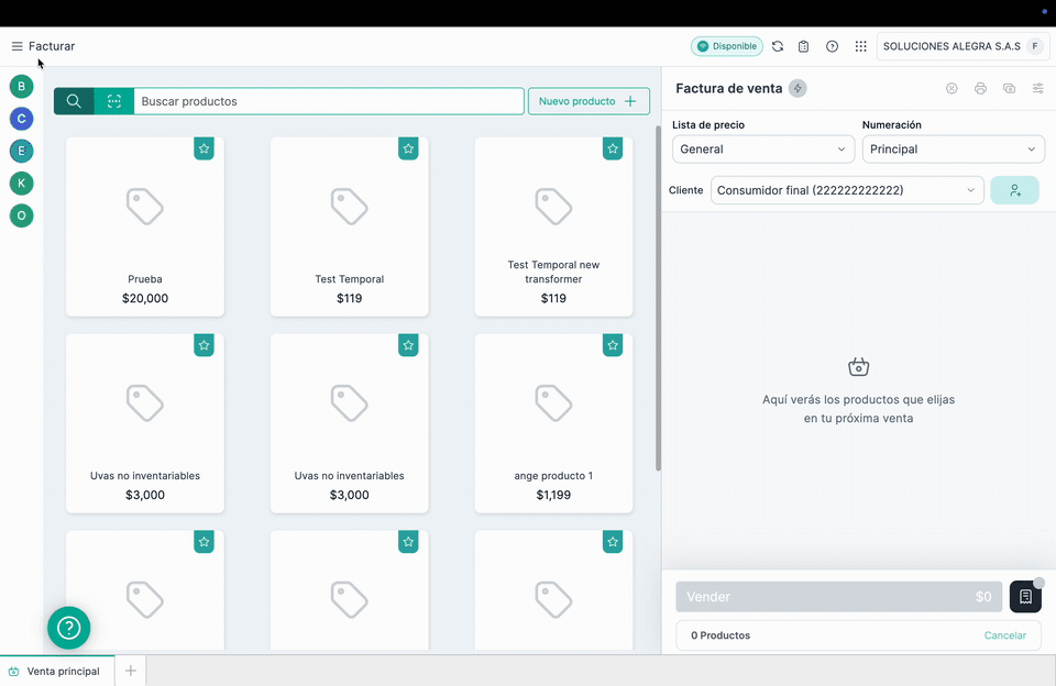 COL_POS_Activar Tirilla offline