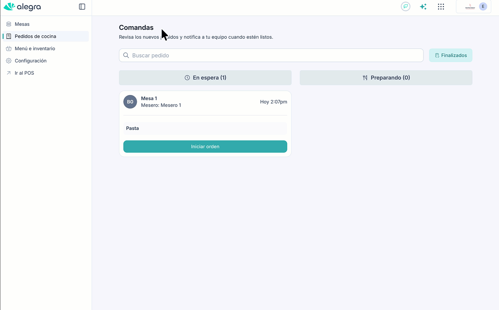 CRI_POS_Completar comanda
