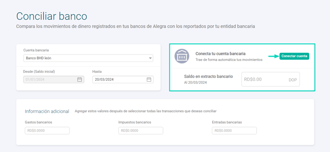 Conectar bancos - AC DOM - 1.1