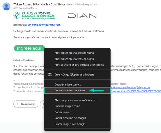 Descargar listados - DIAN - 3