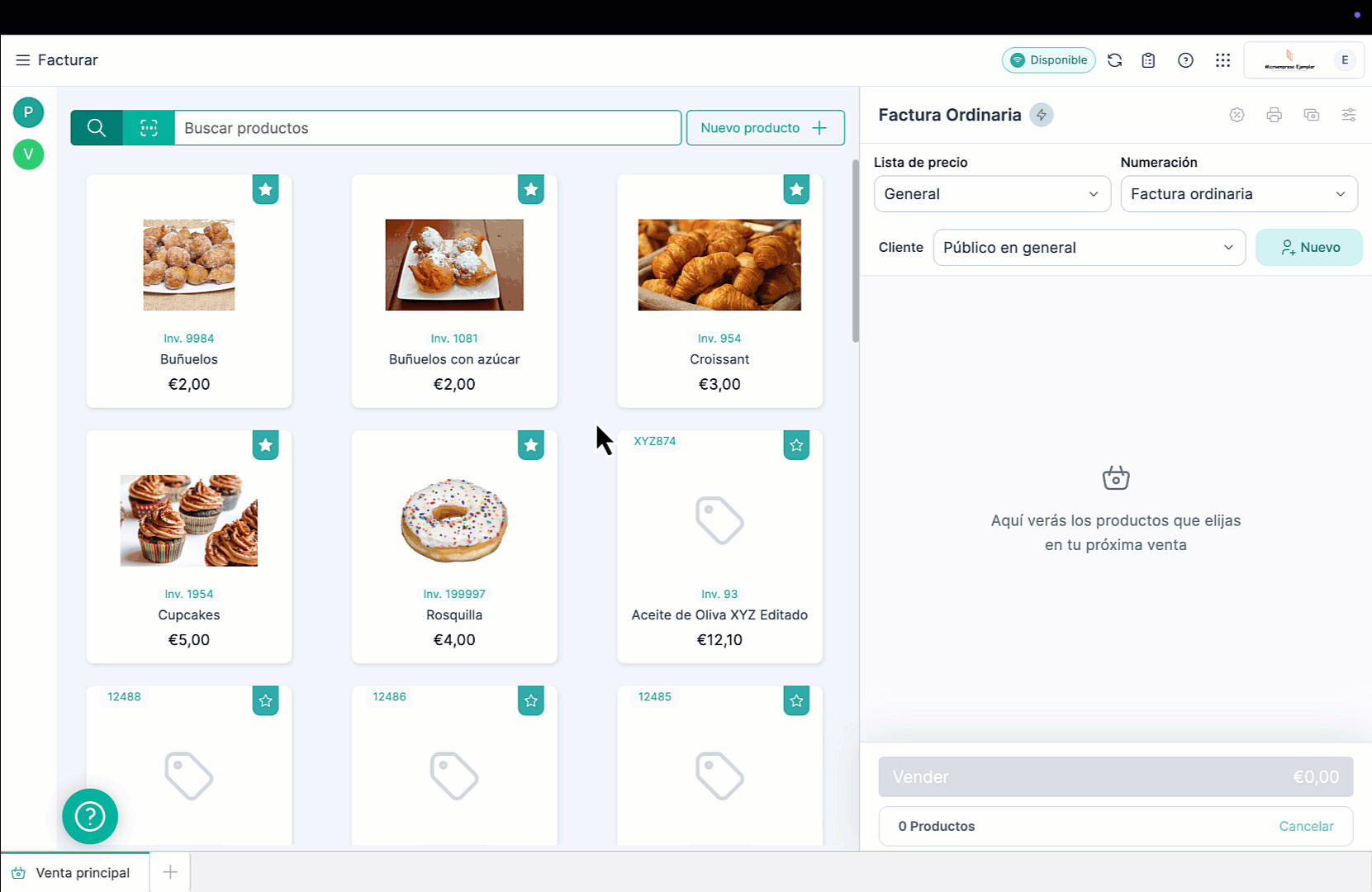 ESP_TPV_Nuevo ajuste de inventario