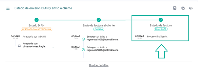 Estado de Factura