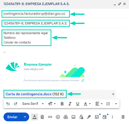 Factura de contingencia - DIAN - 3