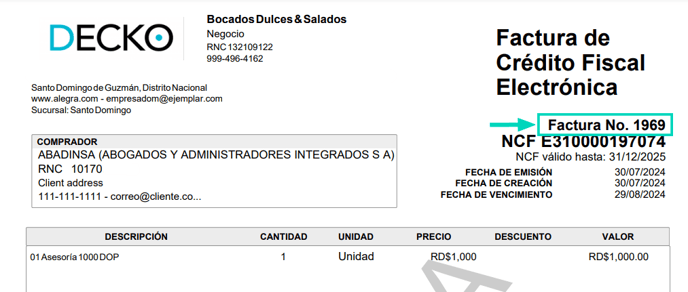 Factura interna - AC DOM - 4