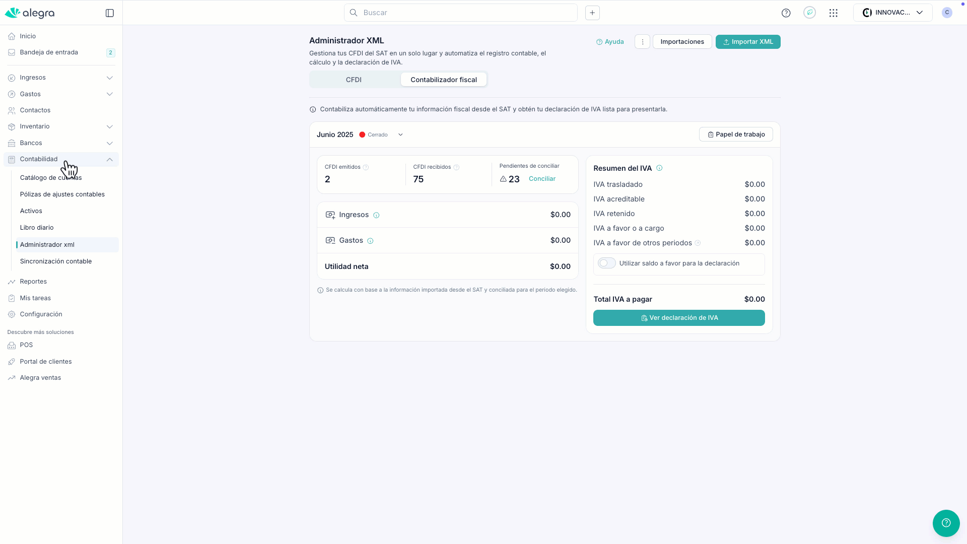 MEX_AC_Contabilizador fiscal importacion automatica