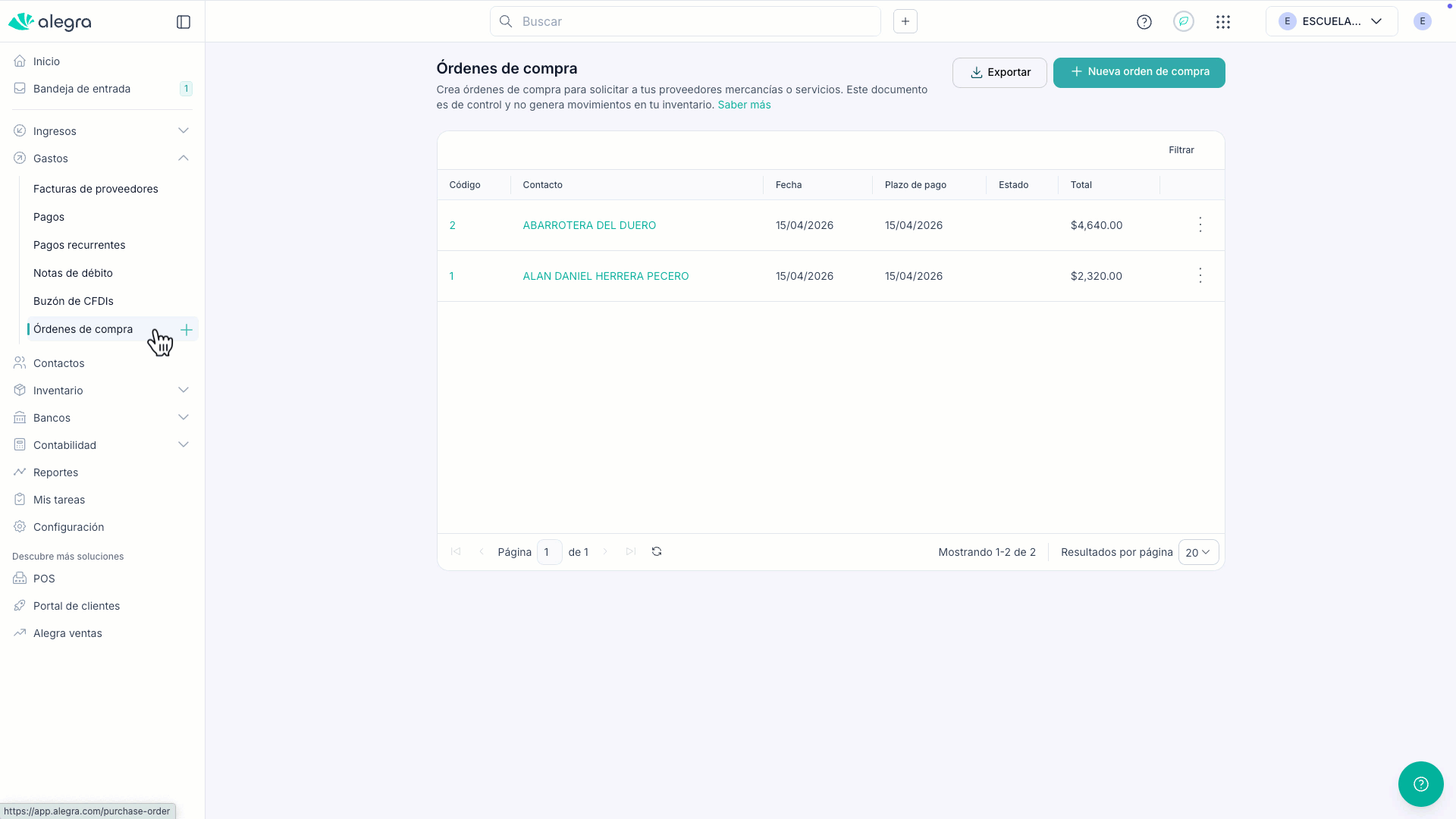 MEX_AC_Convertir orden de compra