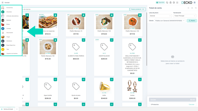 MEX_POS_Crear productos y servicios