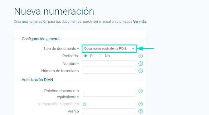 Numeraciones - POS COL - 1.2