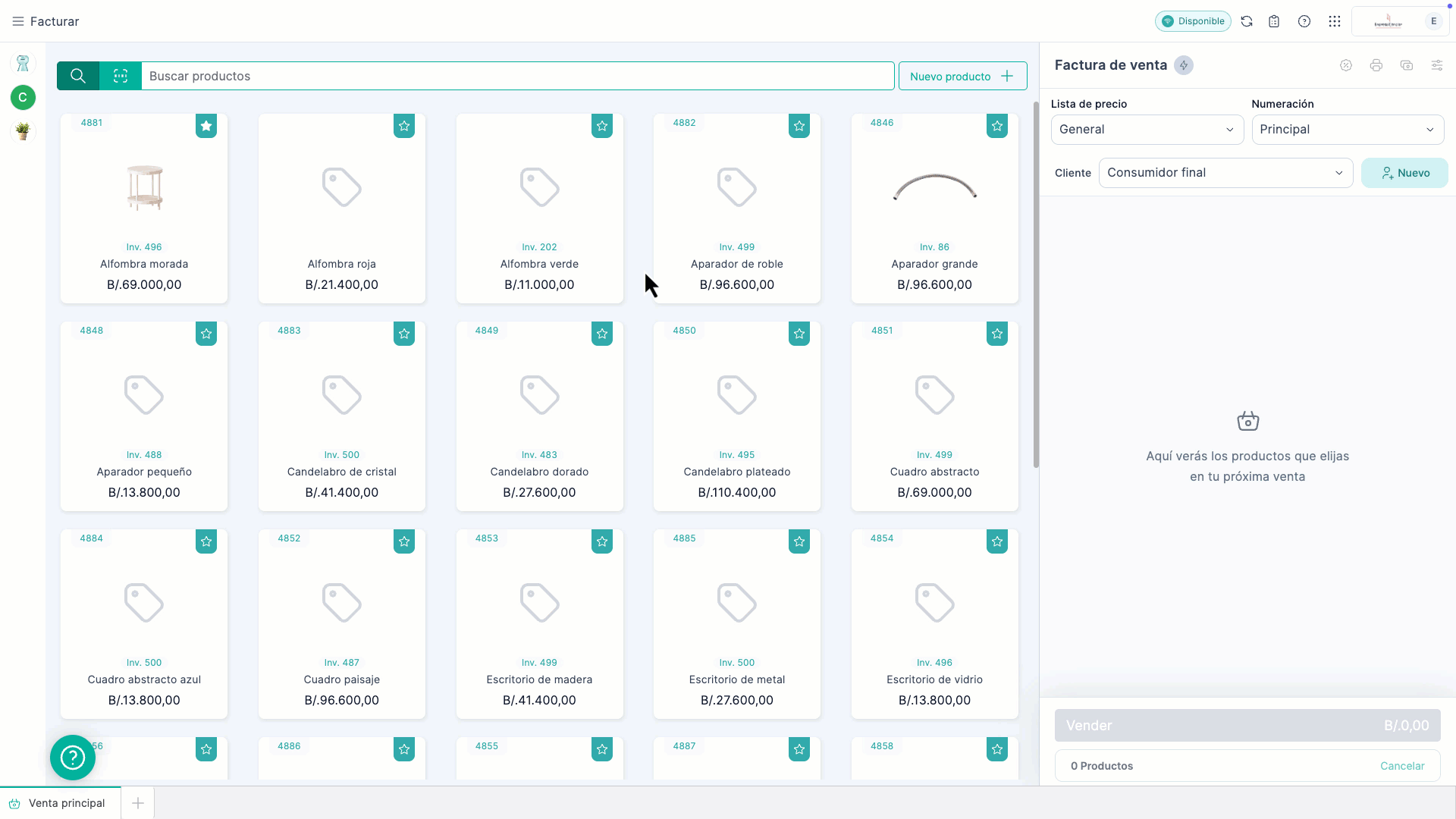 PAN_POS_activar Venta Simple