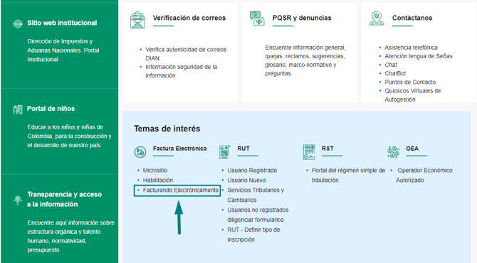 facturando electronicamente