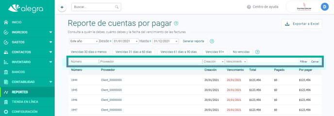 imagen reporte cuentas por pagar ayuda