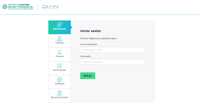 ingreso DIAN