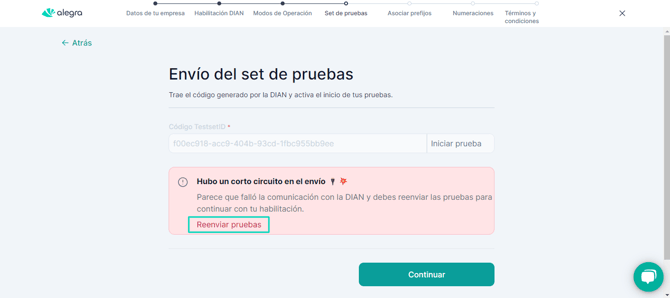 pasos FECO - 3 rechazo