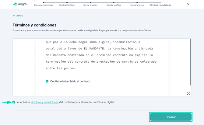 pasos FECO - T&C 2
