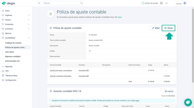 Clonar CC - MEX