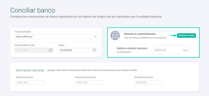 Conectar bancos - AC DOM - 1.1