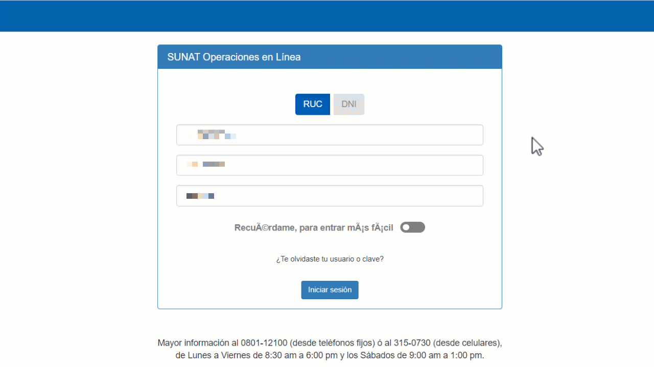 Consultar en SUNAT 3