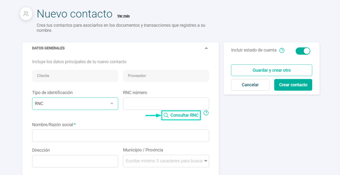 Contabilidad inteligente - DOM - consulta RNC