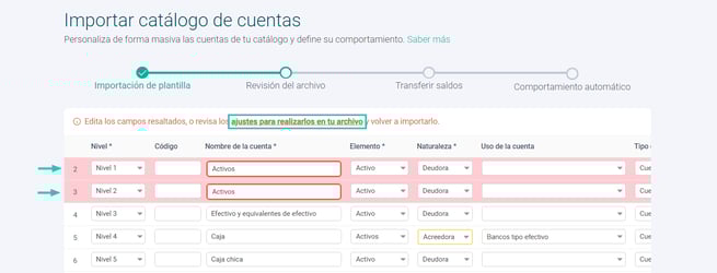 Importar catálogo - COL - 5.1