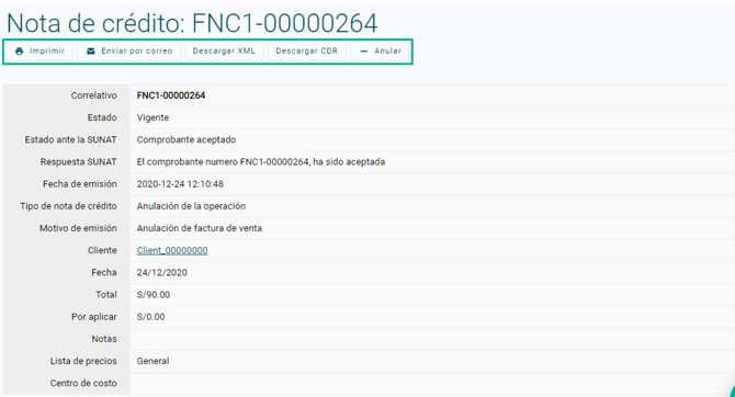 Imprimir nota