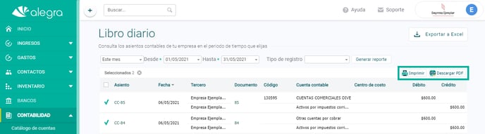 libro diario pdf ayuda alegra